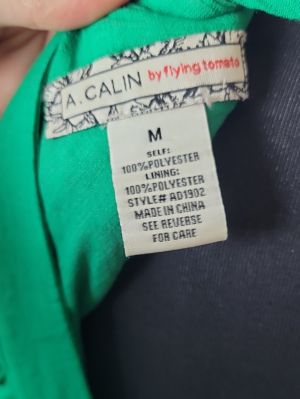 Green Ruffle V-Neck Mini Dress - Picture 7 of 9